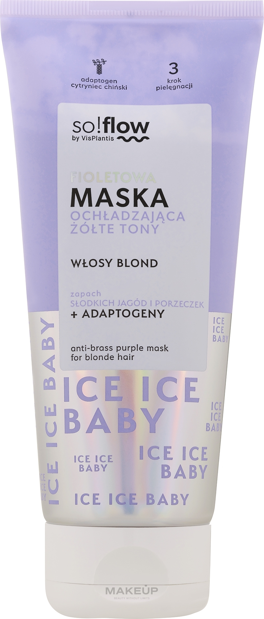Maske für blondes Haar - SO!FLOW Purple Cooling — Bild 200 ml