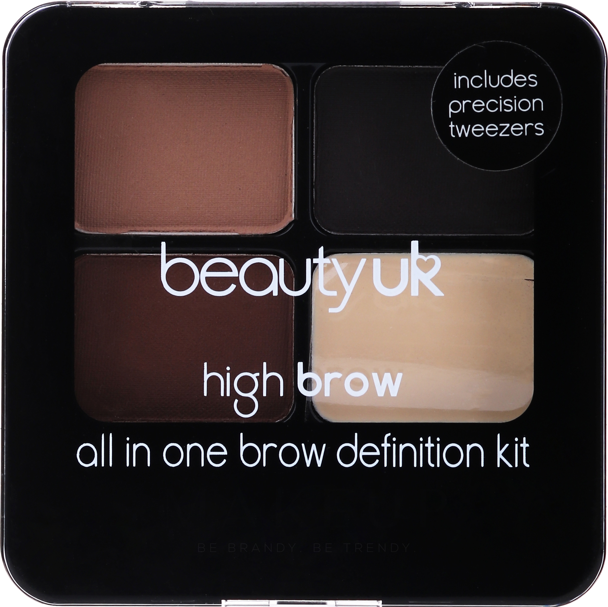Lidschattenpalette - Beauty UK High Brow and Eyebrow Kit — Bild 5 g