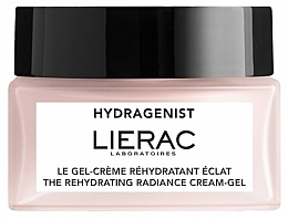 Set - Lierac Hydragenist (Gesichtscreme 50 ml + Augencreme 15 ml + Kosmetiktasche)  — Bild N2