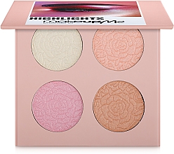 Düfte, Parfümerie und Kosmetik Professionelle Highlighter-Palette 4 Farbtöne HLS4 - Make Up Me 