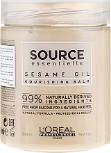 Nährende Balsam-Haarmaske mit Sesam- und Kokosöl - L'Oreal Professionnel Source Essentielle Nourishing Balm — Bild N3