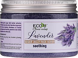 Beruhigendes Gesichtspeeling mit Lavendel - Eco U Soothing Lavender Sugar Jelly Face Scrub — Bild N2