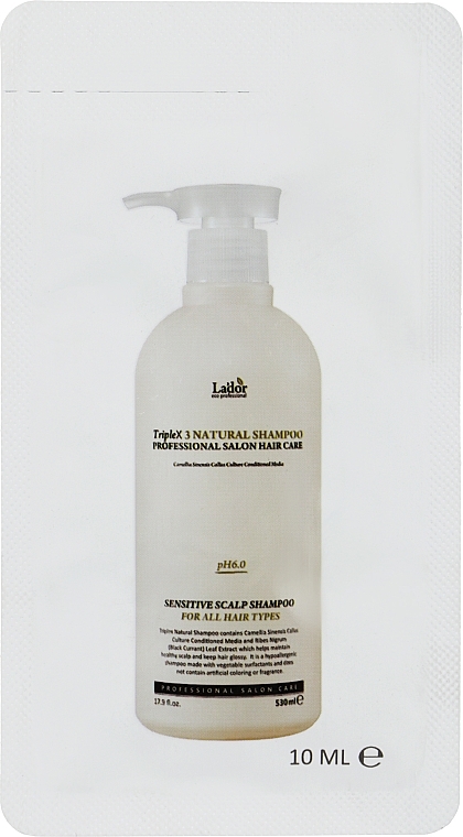 Sulfatfreies Shampoo - La'dor Triplex Natural Shampoo (Probe)  — Bild N1