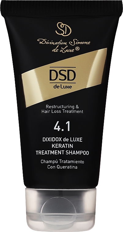 Regenerierendes Shampoo mit Keratin gegen Haarausfall № 4.1 - Divination Simone De Luxe Dixidox DeLuxe Keratin Treatment Shampoo — Bild N2