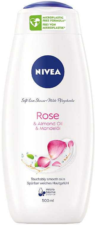 Creme-Duschgel "Milch & Rose" - NIVEA Bath Care Cream Shower Rose And Milk — Bild N2