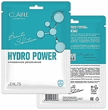 Düfte, Parfümerie und Kosmetik Tuchmaske für das Gesicht - Claire Cosmetics Hydro Power 