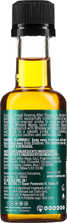 Clubman Pinaud Whiskey Woods - After Shave  — Bild N2