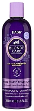 Düfte, Parfümerie und Kosmetik Getönter Conditioner mit Holunderöl und Vitamin C für blondes Haar - Hask Blonde Care Purple Toning Conditioner