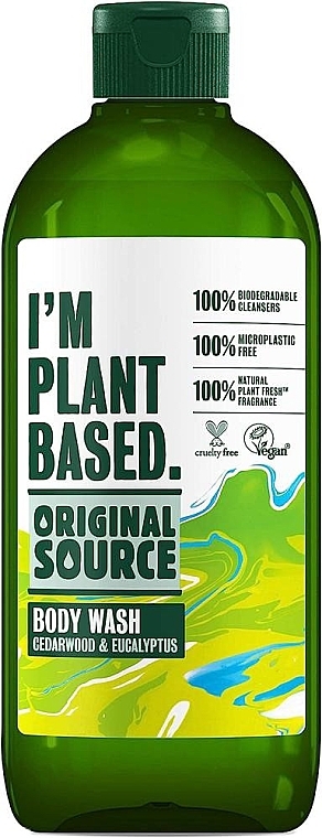 Duschgel - Original Source I'm Plant Based Cedarwood & Eucalyptus Body Wash — Bild N1