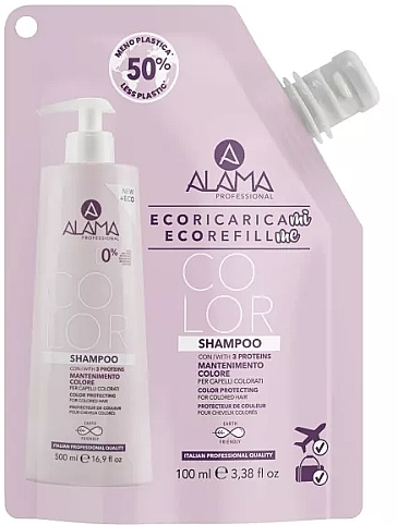 Shampoo für gefärbtes Haar - Alama Color Shampoo Travel Size — Bild N1