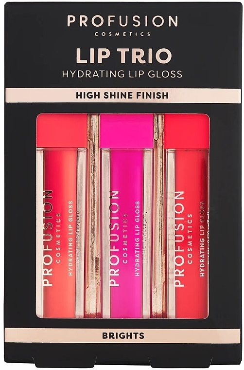 Set - Profusion Cosmetics Lip Trio Brights (Lipgloss 3x5ml)  — Bild N1