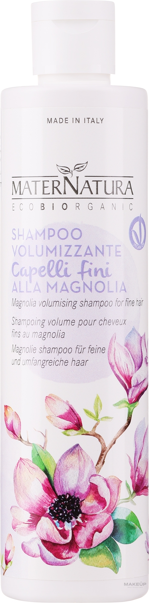 Shampoo für umfassendes Volumen - MaterNatura Magnolia Volumising Shampoo — Bild 250 ml