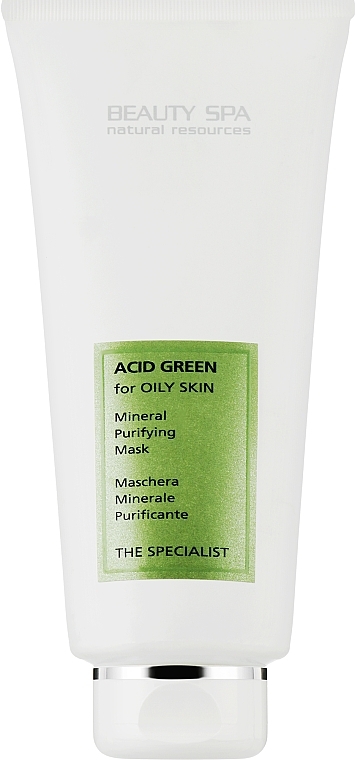 3in1 Behandlungsmaske für fettige und problematische Haut - Beauty Spa Purity Acid Green Mask  — Bild N1