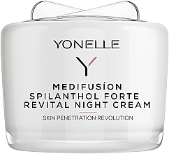 Düfte, Parfümerie und Kosmetik Regenerierende Nachtcreme für das Gesicht gegen Falten - Yonelle Medifusion Spilantol Forte Revital Night Cream