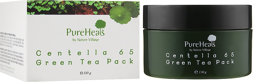 Revitalisierende Maske mit Centella-Extrakt und grünem Tee - PureHeal's Centella 65 Green Tea Pack — Bild N2