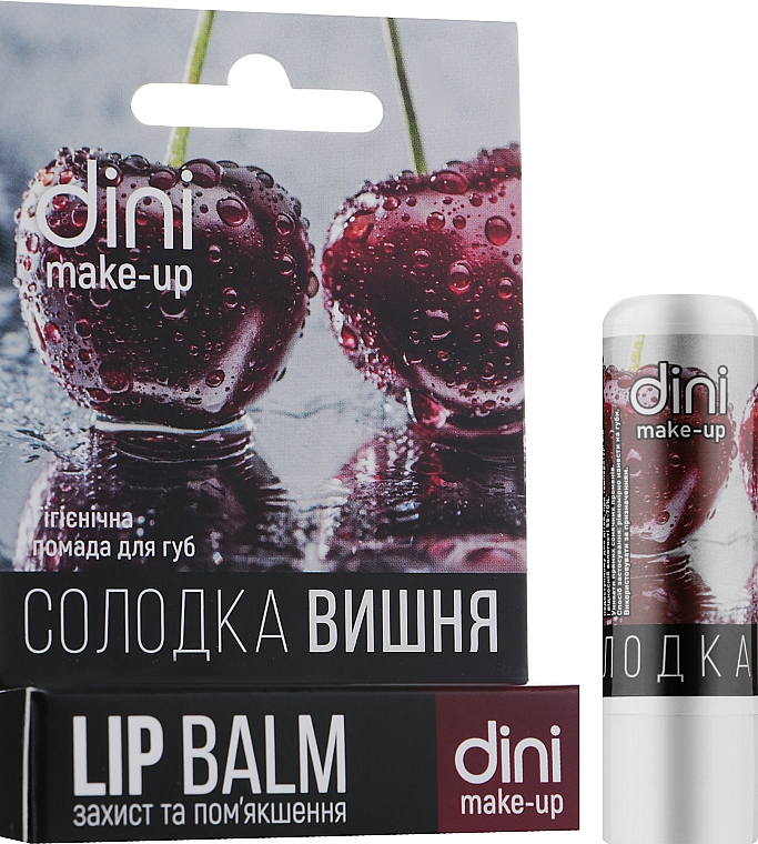 Lippenbalsam Süße Kirsche - Dini Lip Balm — Bild N2