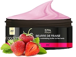 Düfte, Parfümerie und Kosmetik Erdbeer-Feuchtigkeitsöl für den ganzen Körper - M'onduniq SPA Sweet Strawberry Love Strawberry Moisturizing Butter For The Body