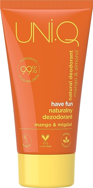 Deodorant Mango und Mandeln - UNI.Q — Bild N1