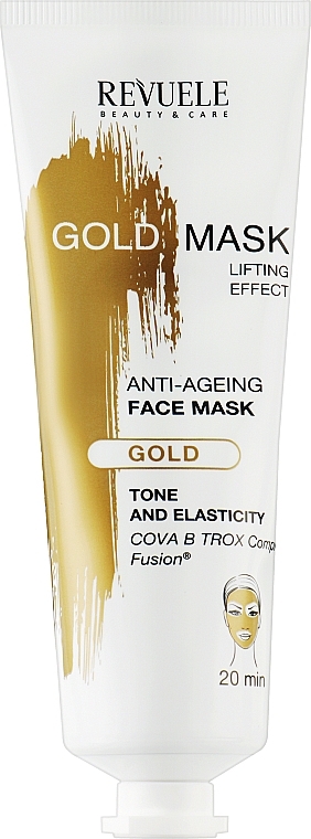 Anti-Aging Gesichtsmaske mit Calcium und Vitaminen - Revuele Anti-Age Gold Lifting Effect Mask