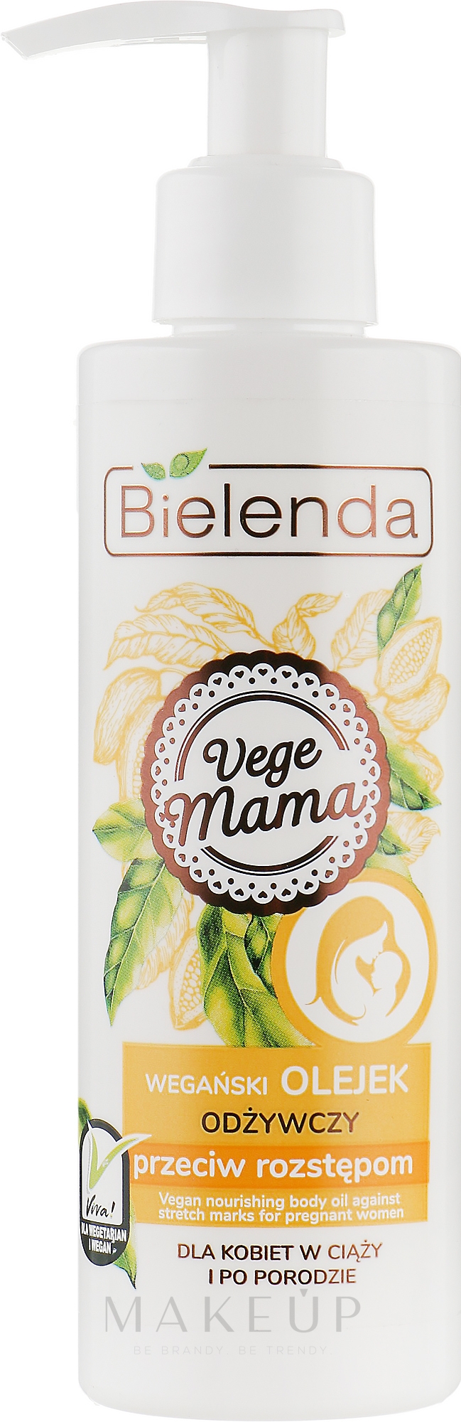 Veganes Pflegeöl gegen Schwangerschaftsstreifen - Bielenda Vege Mama Oil — Bild 200 ml