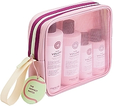 Set, 5 Produkte (Haarspülung 2 St., Kosmetiktasche 1 St., Shampoo 2 St.) - Maria Nila Pure Volume Beauty Bag — Bild N1