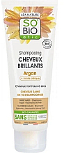 Haarshampoo - So'Bio Argan + Oleic Acid Shiny Hair Shampoo — Bild N1