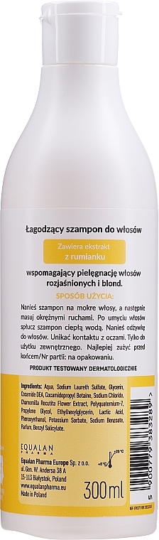 Shampoo für blondes Haar mit Kamille - Novame — Bild N2