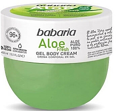 Creme-Gel für den Körper mit Aloe - Babaria Aloe Fresh Gel Body Cream — Bild N1