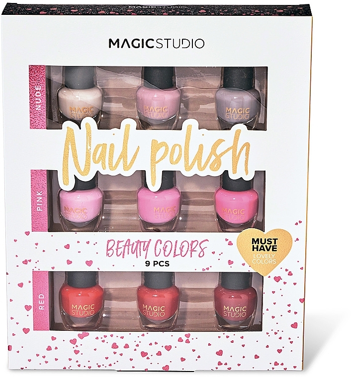 Nagellack-Set - Magic Studio Beauty Colors 9 Nail Polish Set — Bild N2