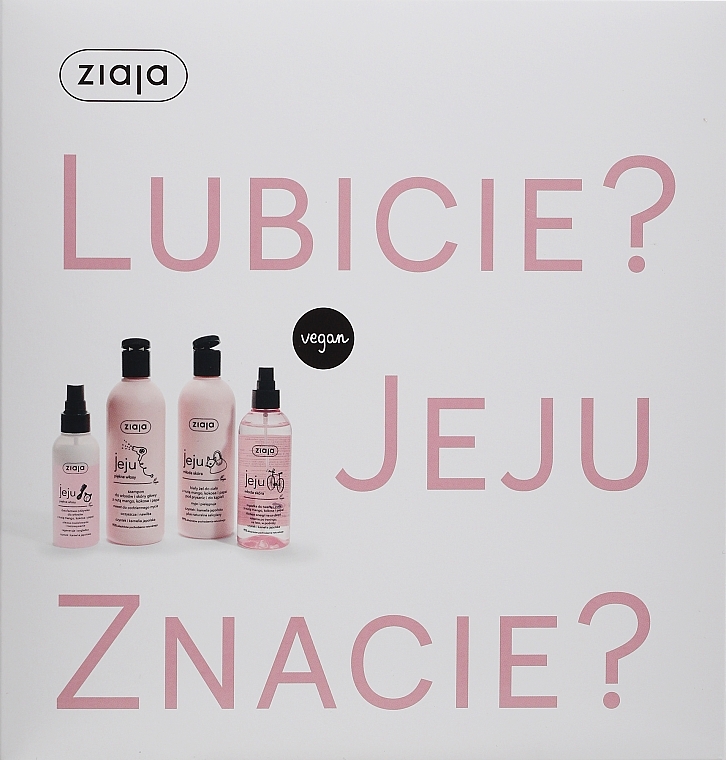 Haarpflegeset - Ziaja I Love Ziaja (Spray-Conditioner für das Haar 125ml + Haarshampoo 300ml + Spray-Lotion für Gesicht und Körper 200ml + Dusch- und Badegel 300ml) — Foto N1