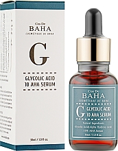 Glykolisches Gesichtsserum - Cos De Baha 10% Glycolic Serum Gel Peel AHA — Bild N2