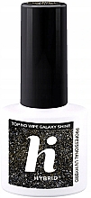Düfte, Parfümerie und Kosmetik Hybrid-Nagelüberlack mit funkelnden Partikeln - Hi Hybrid Top No Wipe Galaxy Shine