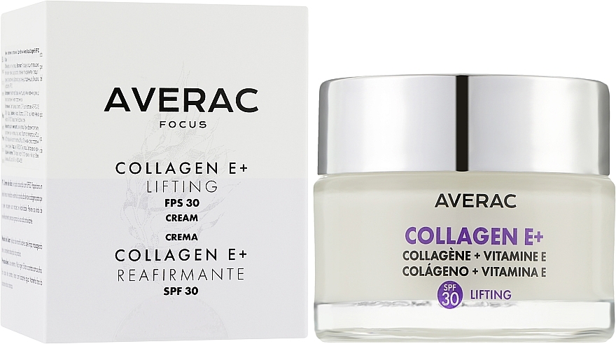 Tagescreme mit Kollagen - Averac Focus Day Cream With Collagen E + Reafirmante SPF30 — Bild N3