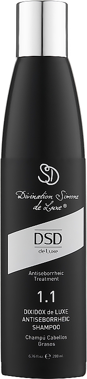 Shampoo gegen Seborrhoe №1.1 - Divination Simone De Luxe Dixidox DeLuxe Antiseborrheic Shampoo — Bild N1