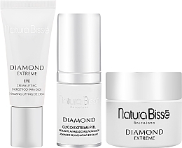 Düfte, Parfümerie und Kosmetik Set - Natura Bisse Diamond Xmas Set (cr/50ml + eye/cr/15ml + peel/15ml)