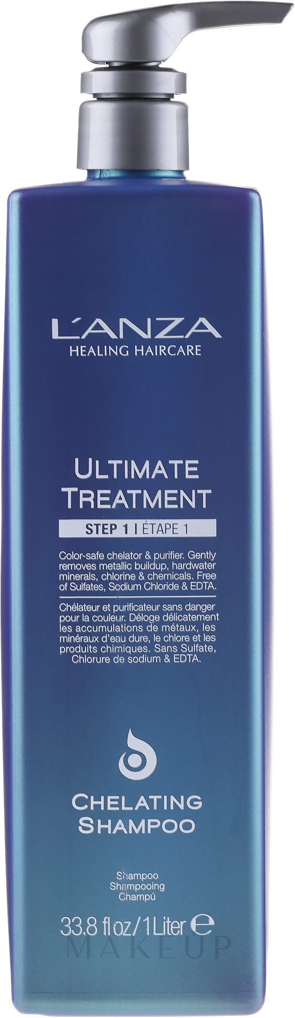 Professionelles sulfatfreies Pflegeshampoo - L'anza Ultimate Treatment Step 1 Chelating Shampoo — Bild 1000 ml