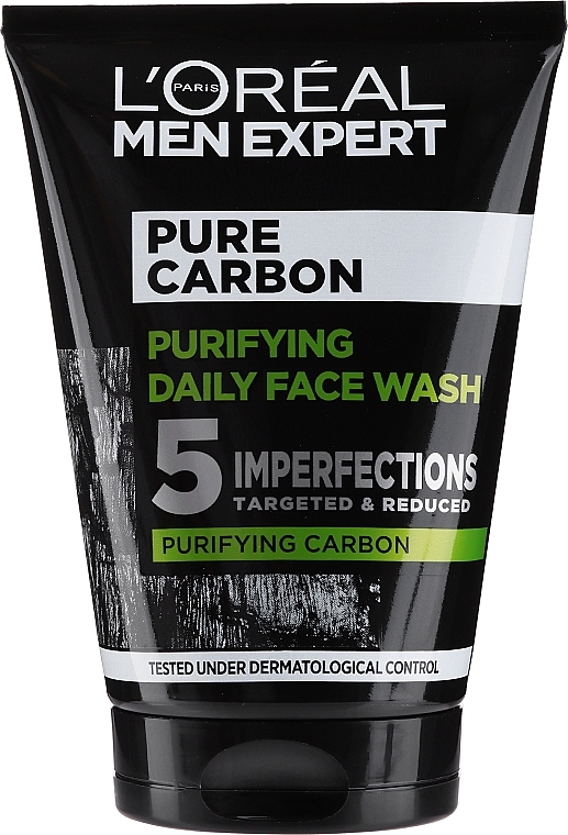 Gesichtswaschgel mit Aktivkohle für Männer - L'Oreal Paris Men Expert Pure Charcoal — Foto N3