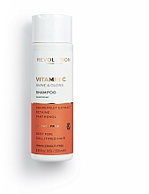 Düfte, Parfümerie und Kosmetik Shampoo für stumpfes Haar mit Grapefruitextrakt, Vitamin C, Betain und Panthenol - Makeup Revolution Vitamin C Shine & Gloss Shampoo