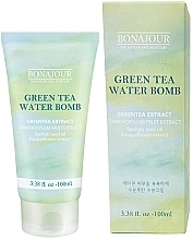 Intensiv feuchtigkeitsspendende Gesichtscreme mit grünem Tee und Peptiden für mehr Hautelastizität - Bonajour Green Tea Water Bomb Cream — Bild N2