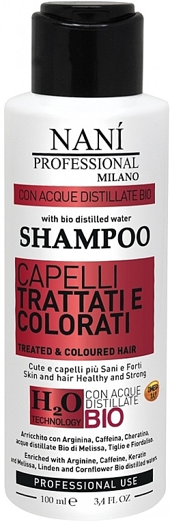 Shampoo für coloriertes Haar mit Arganöl - Nani Professional Milano Hair Shampoo — Bild N1