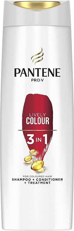 3 in1 Shampoo, Spülung & Intensiv-Kur für gefärbtes Haar Lively Colour - Pantene Pro-V Lively Colour 3in1 Shampoo