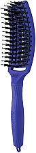 Haarbürste gebogen - Olivia Garden Fingerbrush Tropical Blue — Bild N2