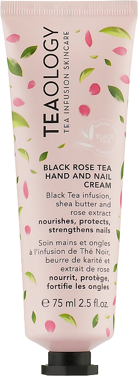Creme für Hände und Nägel schwarze Rose - Teaology Black Rose Tea Hand & Nail Cream — Bild N1