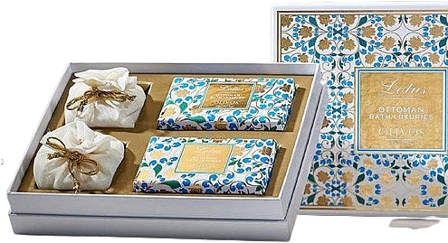 Seifenset - Olivos Ottaman Bath Soap Lotus Gift Set (Seife 2x250g + Seife 2x100g) — Bild N1