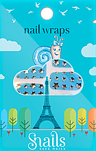 Düfte, Parfümerie und Kosmetik Dekorative Nagelsticker - Snails Nail Wraps (10 St.)