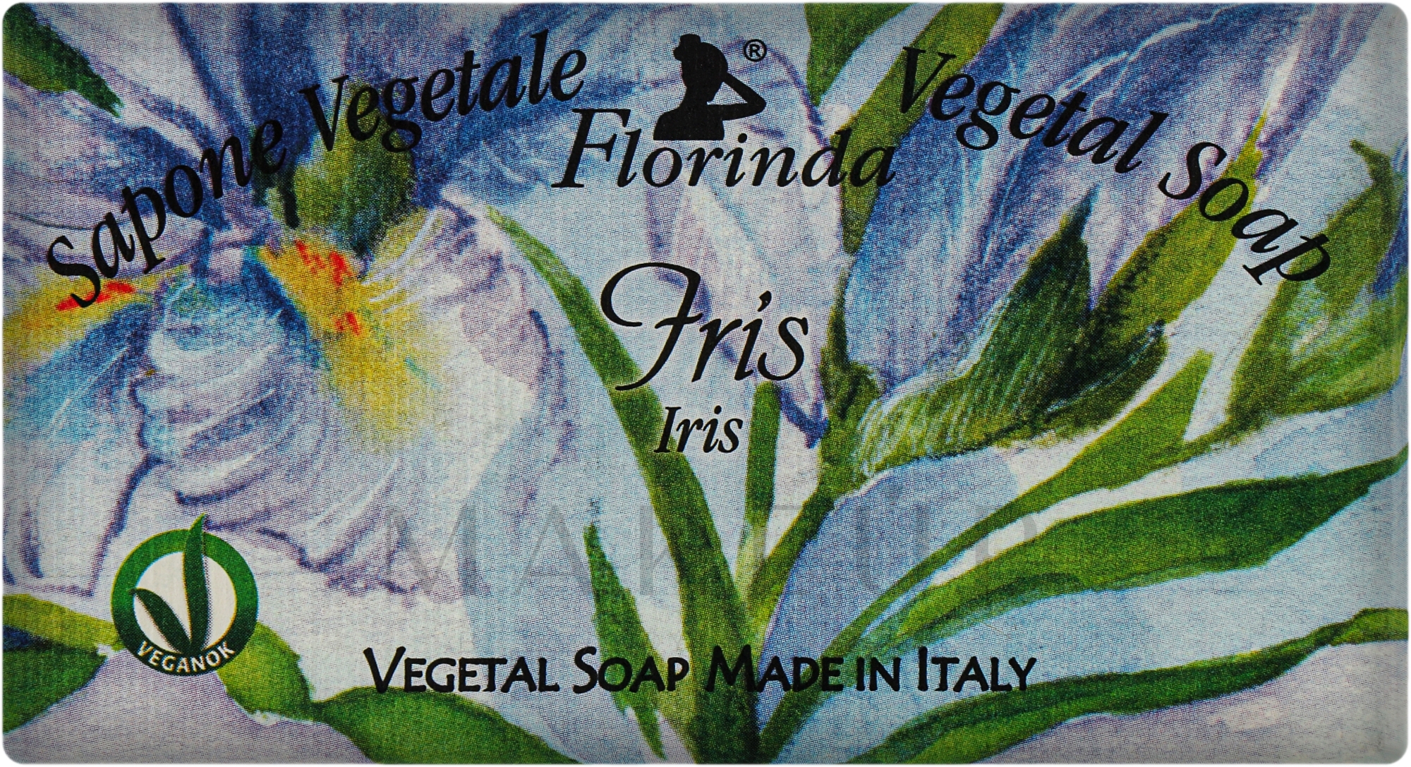 Naturseife Iris - Florinda Sapone Vegetal Soap Iris — Bild 100 g