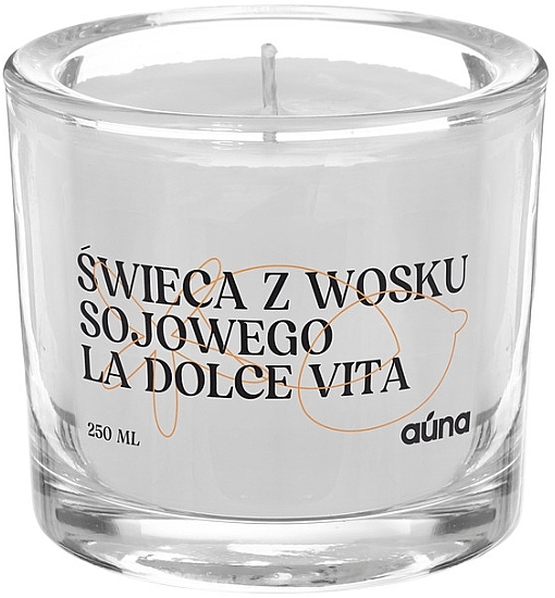 Soja-Duftkerze im Glas La Dolce Vita - Auna Soya Candle La Dolce Vita — Bild N2