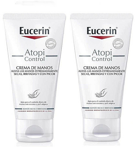 Set - Eucerin Atopi Control Hand Cream (h/cr/2x75ml) — Bild N1