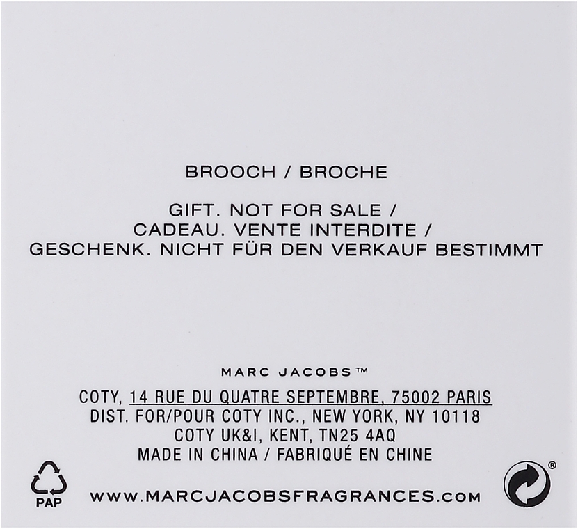GESCHENK! Brosche - Marc Jacobs Daisy — Bild N3