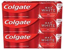 Düfte, Parfümerie und Kosmetik Set - Colgate Max White One (toothpaste/3x75ml)